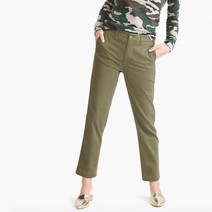 J Crew High-rise girlfriend chino pant